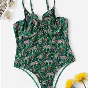 Beautiful emerald green swimsuit
